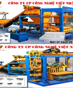 Máy ép gạch không nung bán tự động