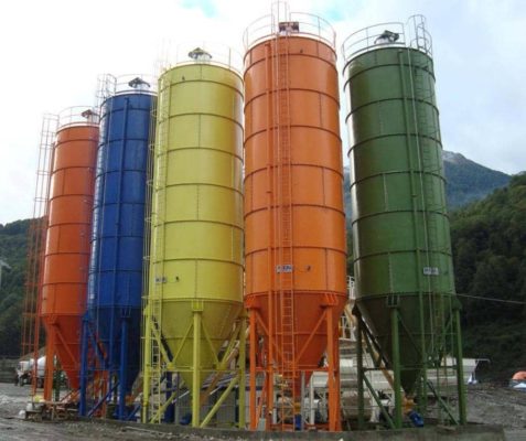 silo chứa xi măng