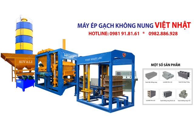 Máy ép gạch không nung Sivali Việt Nhật