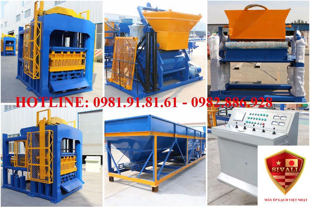 Máy ép gạch không nung Sivali Việt Nhật
