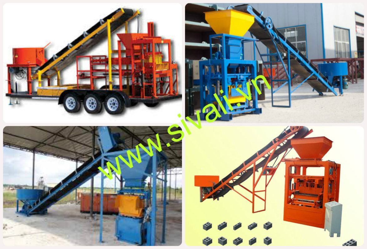 Máy ép gạch không nung Sivali Việt Nhật
