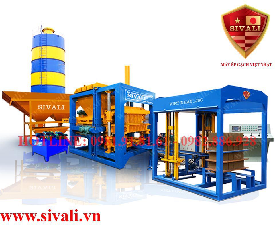 Máy ép gạch không nung Sivali Việt Nhật