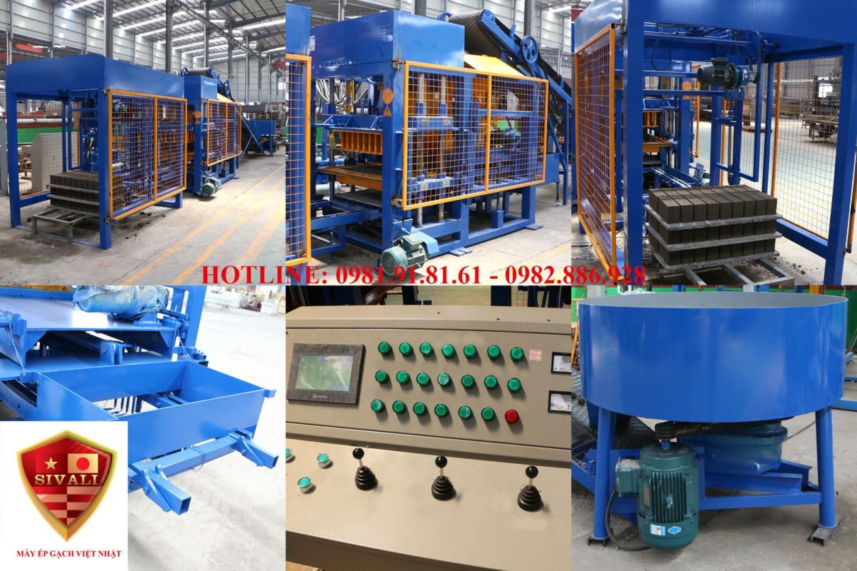 Máy ép gạch không nung Sivali Việt Nhật