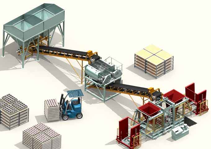 Máy ép gạch không nung Sivali Việt Nhật