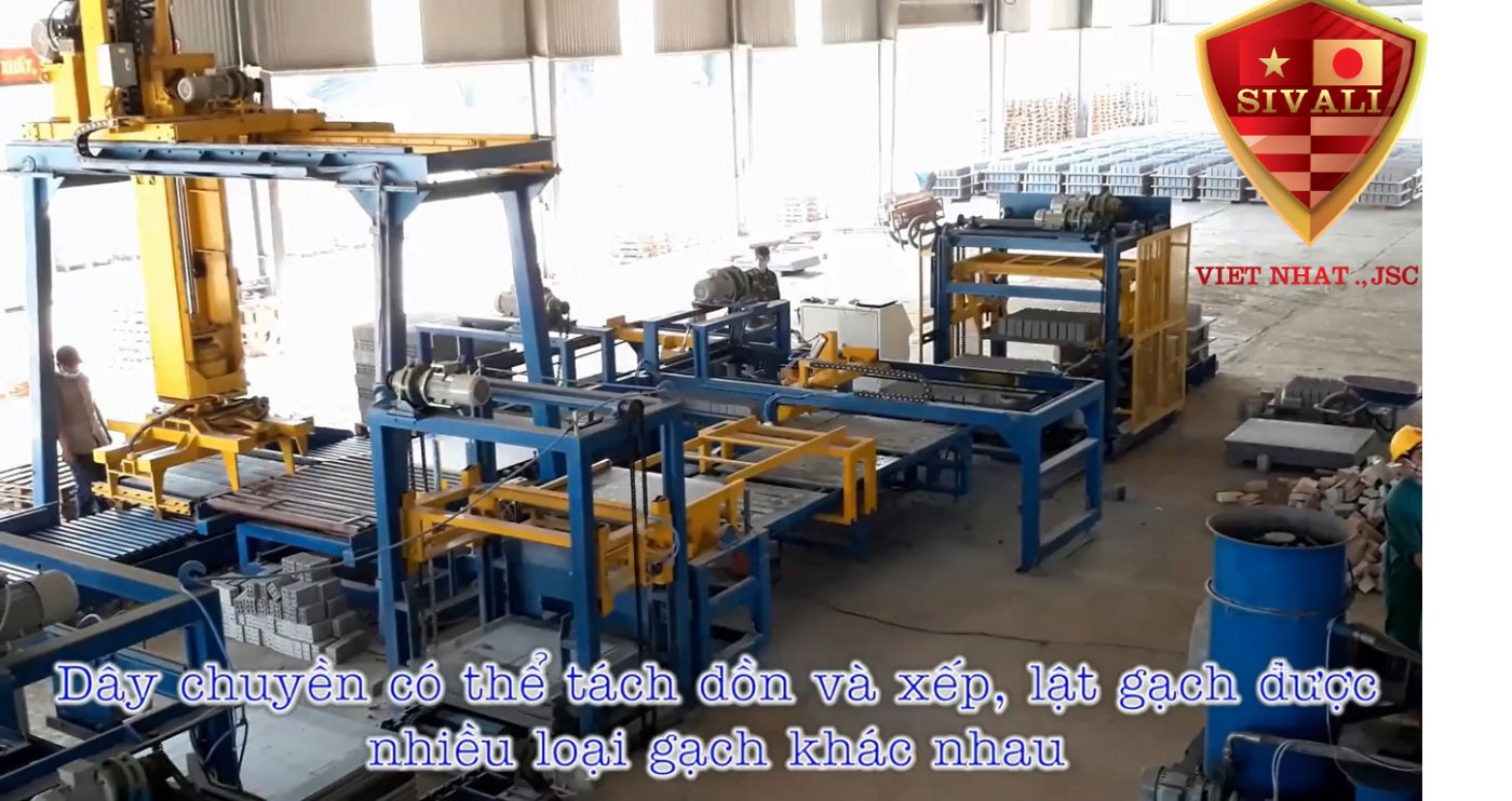 Máy ép gạch không nung Sivali Việt Nhật