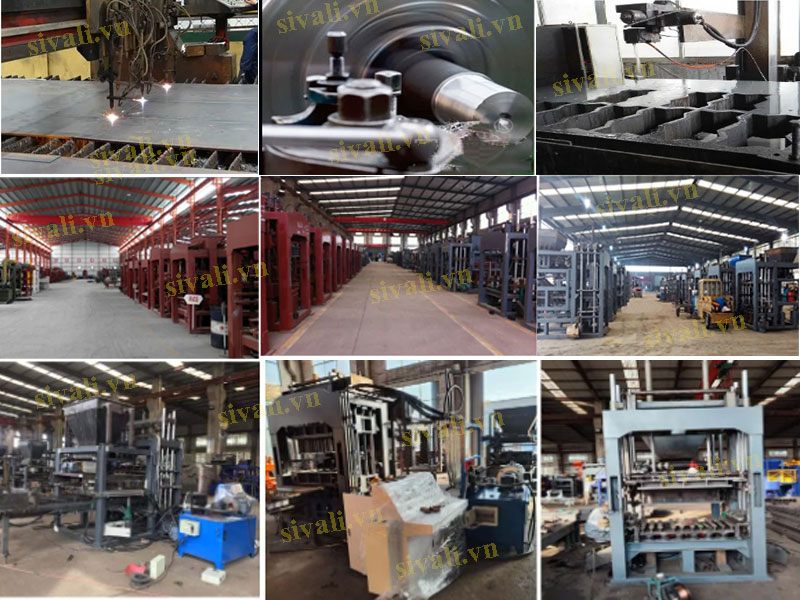 Máy ép gạch không nung Sivali Việt Nhật