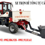 Xe trộn bê tông tự cấp liệu