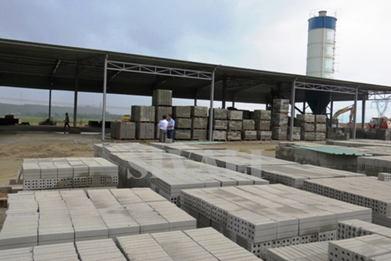 Máy ép gạch không nung Sivali Việt Nhật