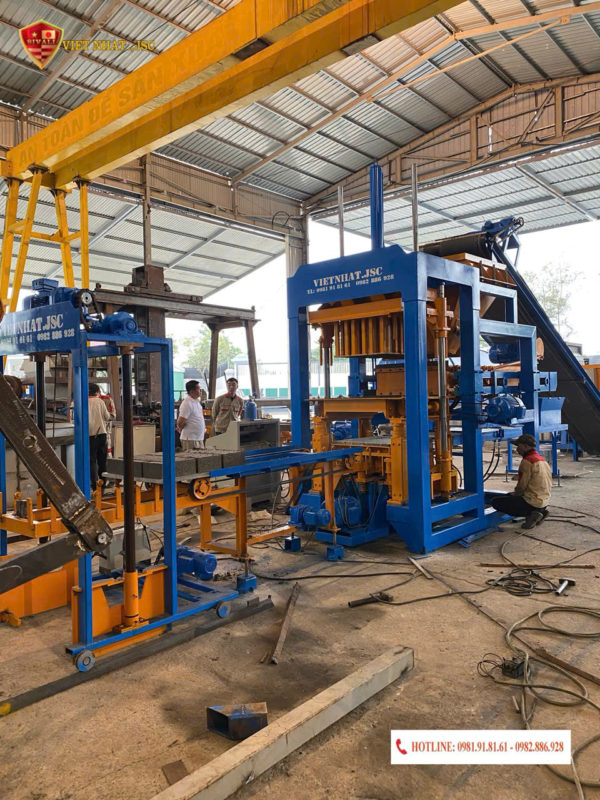 Máy ép gạch không nung Sivali Việt Nhật