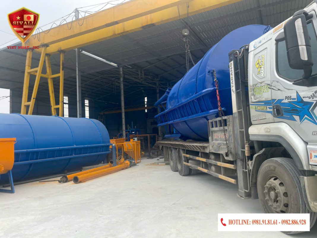 Máy ép gạch không nung Sivali Việt Nhật