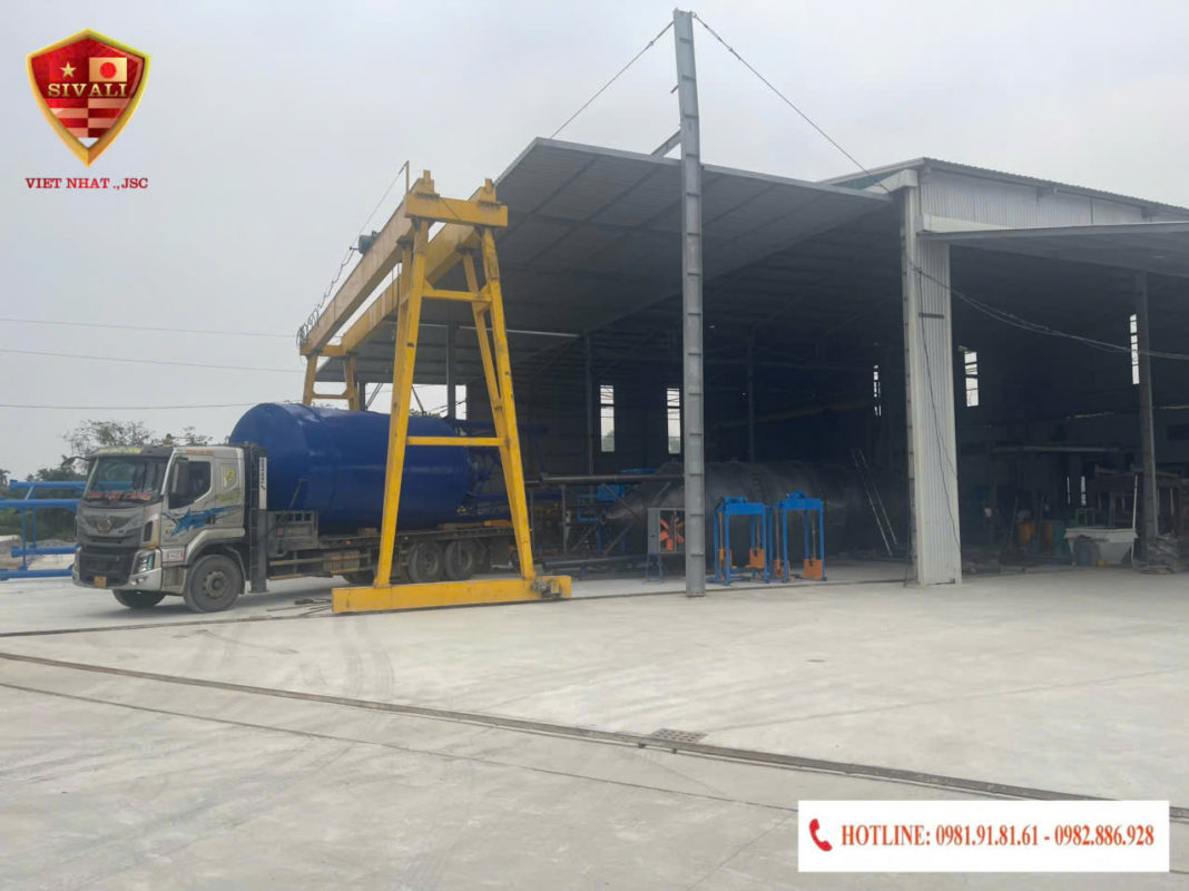 Máy ép gạch không nung Sivali Việt Nhật