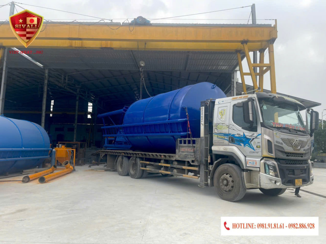 Máy ép gạch không nung Sivali Việt Nhật