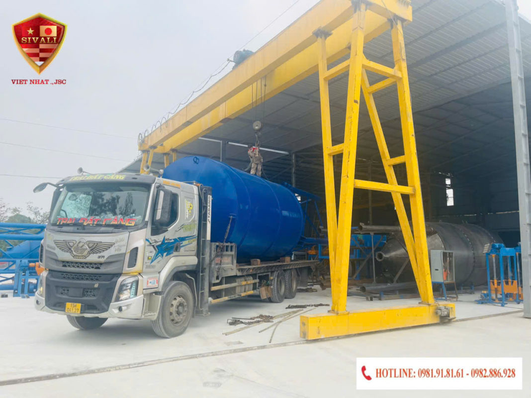 Máy ép gạch không nung Sivali Việt Nhật