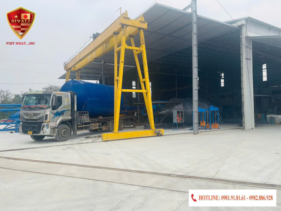 Máy ép gạch không nung Sivali Việt Nhật