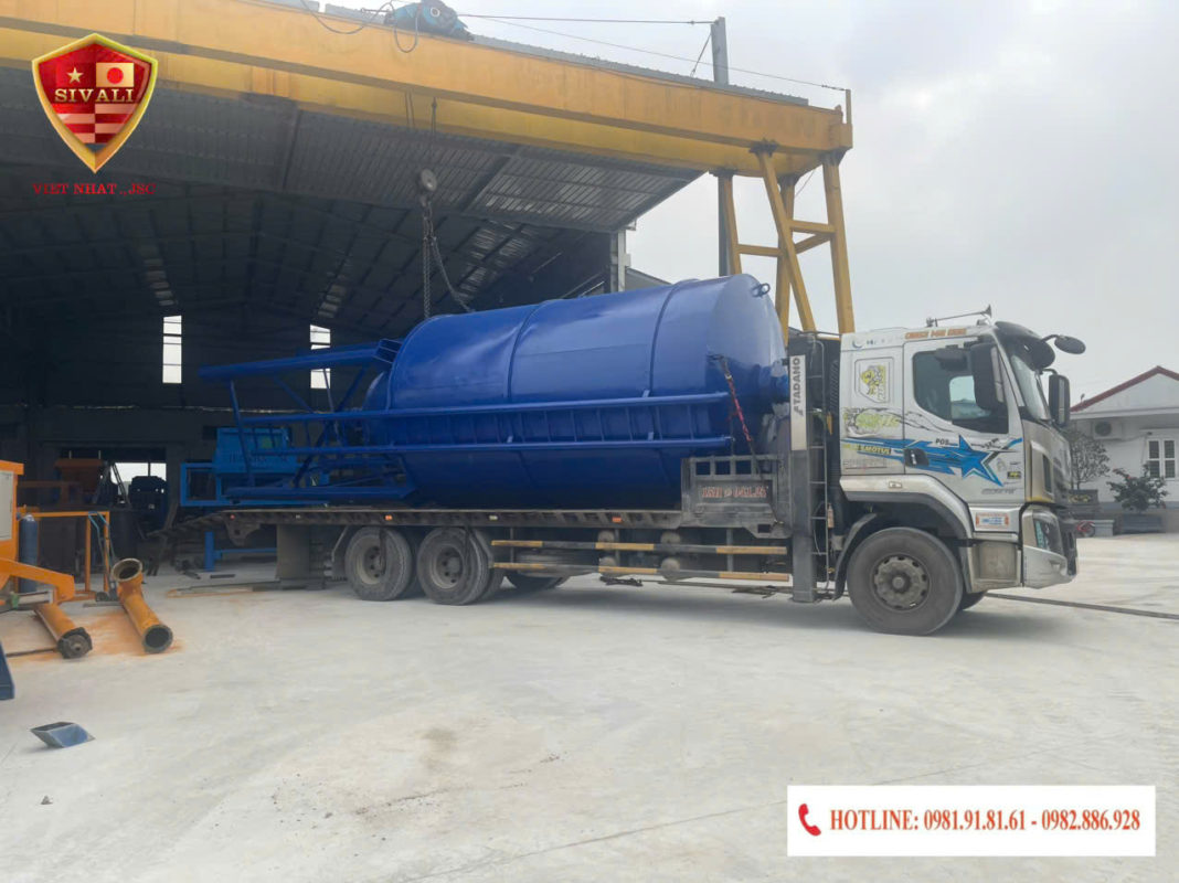 Máy ép gạch không nung Sivali Việt Nhật