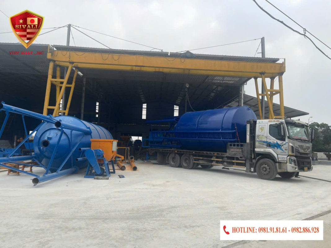 Máy ép gạch không nung Sivali Việt Nhật