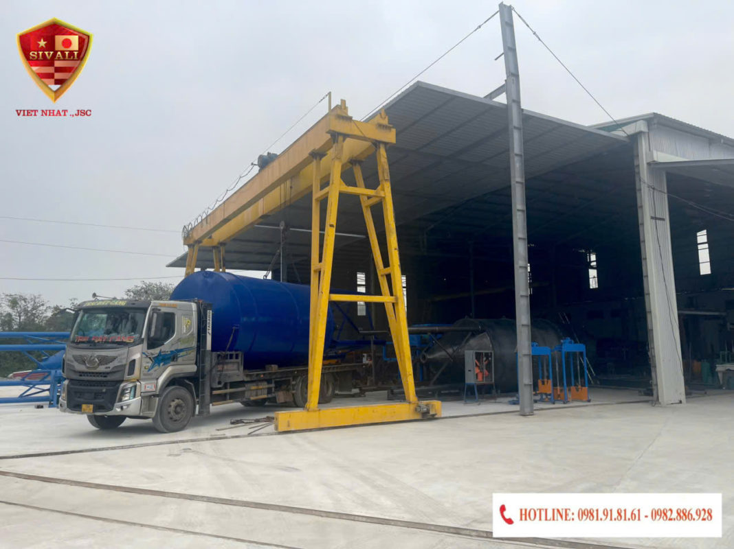 Máy ép gạch không nung Sivali Việt Nhật