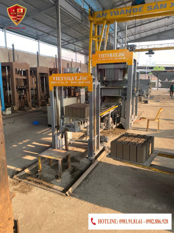 Máy ép gạch không nung Sivali Việt Nhật