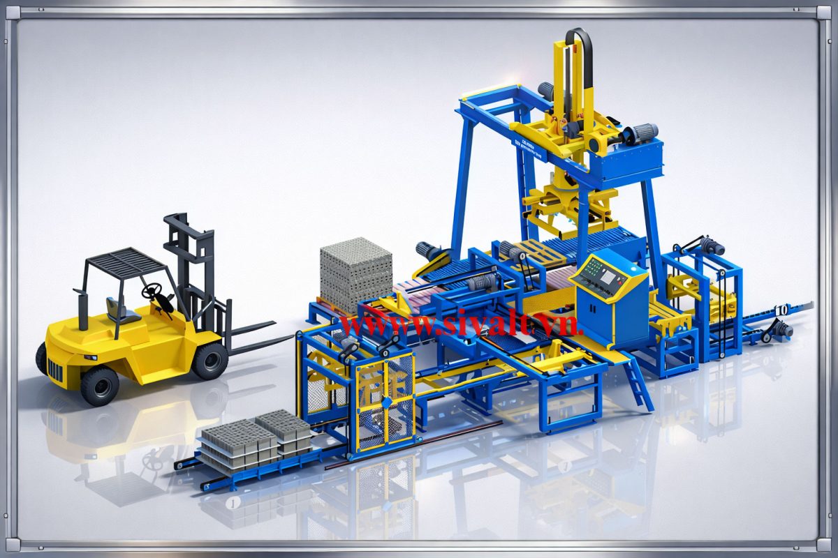 Máy ép gạch không nung Việt Nhật