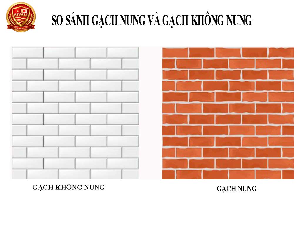 so sánh gạch nung và gạch không nung